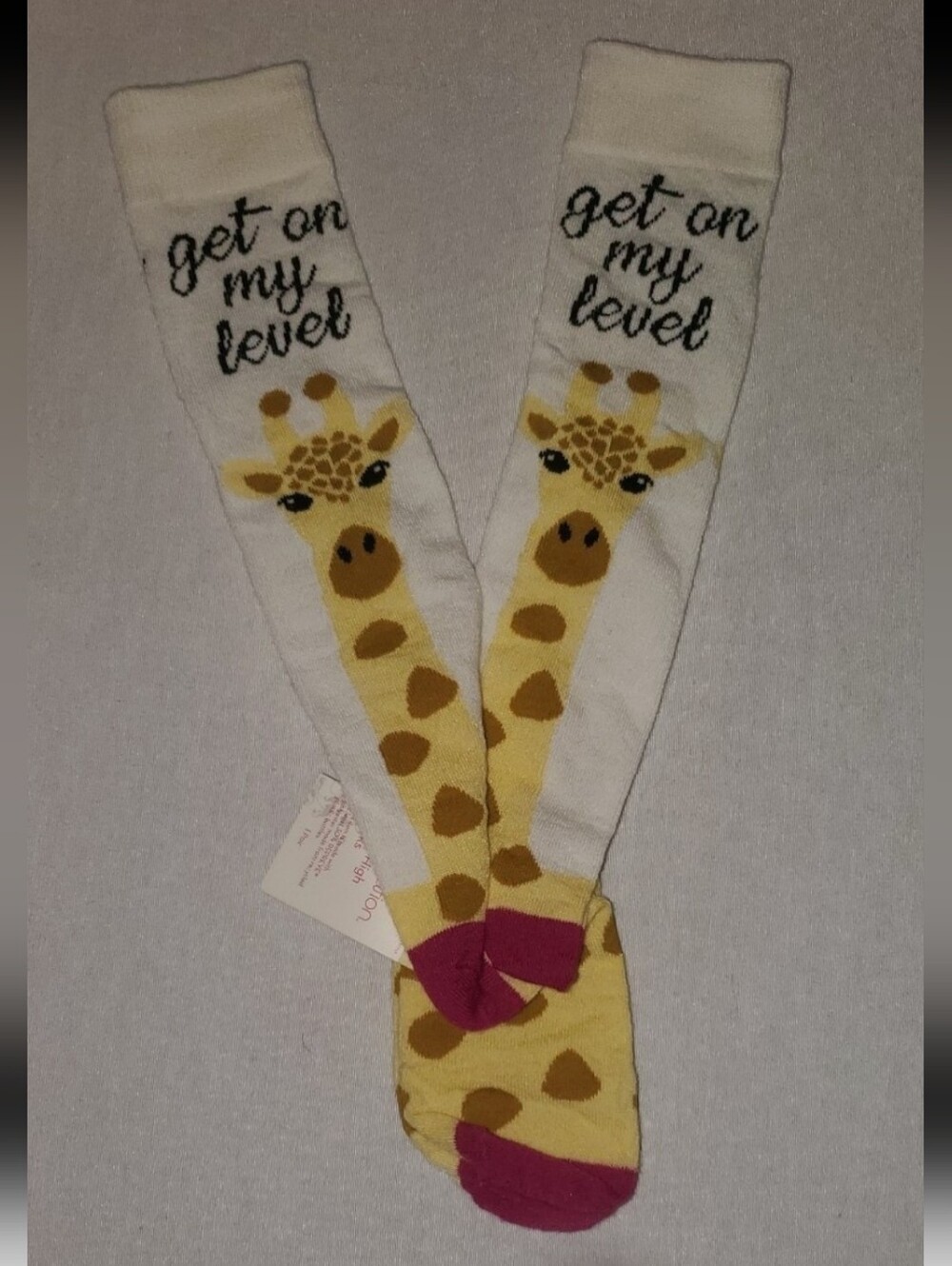 Women's Socks Size 4-10 Socks Women Cute Socks Giraffe Socks Xhilaration NEW